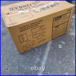Vintage Coleman Snow Lite Cooler Green with Box & 2 Gallon Jug