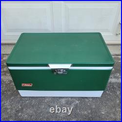 Vintage Coleman Snow Lite Cooler Green with Box & 2 Gallon Jug