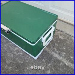 Vintage Coleman Snow Lite Cooler Green with Box & 2 Gallon Jug