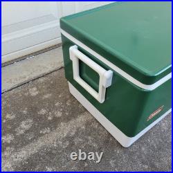 Vintage Coleman Snow Lite Cooler Green with Box & 2 Gallon Jug