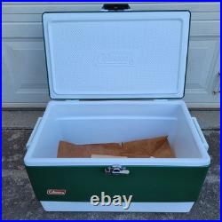 Vintage Coleman Snow Lite Cooler Green with Box & 2 Gallon Jug