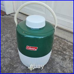Vintage Coleman Snow Lite Cooler Green with Box & 2 Gallon Jug