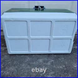 Vintage Coleman Snow Lite Cooler Green with Box & 2 Gallon Jug