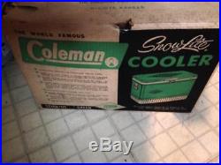 Vintage Coleman Snow Lite Cooler Model # 5125B700 In Original Box