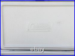 Vintage Coleman Steel Belted 40 Qt Cooler Grey