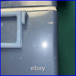 Vintage Coleman Steel Belted 54 Qt Cooler Vintage Blue withBox Camping Ice 1986