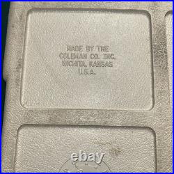 Vintage Coleman Steel Belted 54 Qt Cooler Vintage Blue withBox Camping Ice 1986