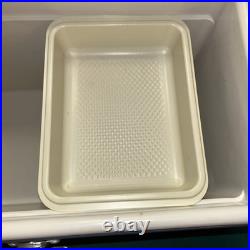 Vintage Coleman Steel Belted 54 Qt Cooler Vintage Blue withBox Camping Ice 1986