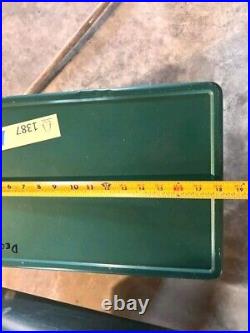 Vintage Cooler Camping Traveling Retro Green Coleman Metal