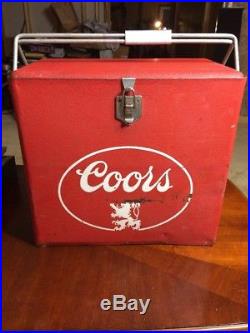 Vintage Coors Cooler All Metal Beer
