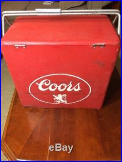 Vintage Coors Cooler All Metal Beer