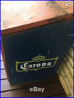 Vintage Corona Metal Beer Cooler