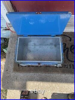 Vintage Corona Metal Ice Chest Cooler With Bottle Opener Tony Romo Rare