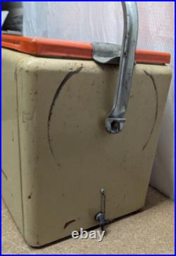 Vintage Cronstrom's Schlitz Beer Metal Picnic Cooler Ice Chest 19