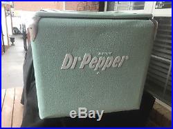 Vintage Dr Pepper Cooler not Coca Cola Sprite Pepsi soda pop metal