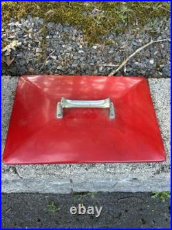 Vintage Drink Coca Cola Cooler Icebox Metal