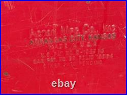 Vintage Drink Coca Cola Cooler Icebox Metal Action Mfg 1950's