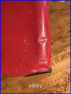 Vintage Drink Coca Cola Cooler Icebox Metal Action Mfg 1950's