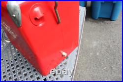 Vintage Drink Coca Cola Metal Cooler Icebox Action Mfg 1950's Large 16x17x12 Vintage Drink Coca Cola Metal Cooler Icebox Action Mfg 1950's Large 16x17x12