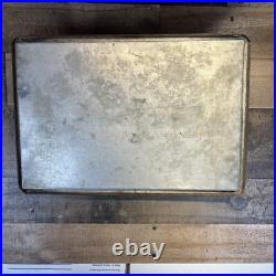 Vintage Drink Coca Cola Metal Cooler Icebox Action Mfg 1950's Large 16x17x12