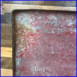 Vintage Drink Coca Cola Metal Cooler Icebox Action Mfg 1950's Large 16x17x12