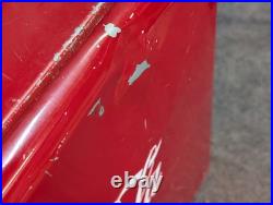 Vintage Drink Red Coca Cola Cooler Icebox Metal Action Mfg 1950's, With Video