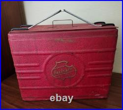 Vintage Falstaff Embossed Metal Portable Cooler