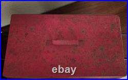 Vintage Falstaff Embossed Metal Portable Cooler