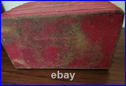 Vintage Falstaff Embossed Metal Portable Cooler