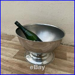 Vintage French Champagne French Ice Bucket Cooler basin perfect metal 25031912