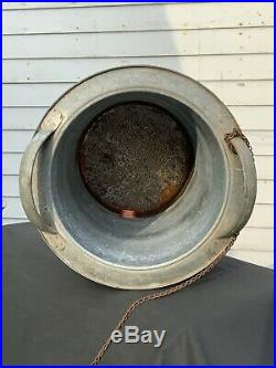 Vintage Galvanized Igloo Metal Water Cooler 5 Gallon Jug Distressed Silver USA