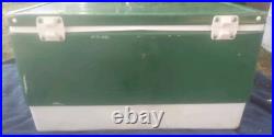 Vintage Green Metal Coleman Cooler