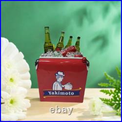 Vintage Ice Chest Creative Yakimoto Outdoor Rolling Steel Legacy Cooler