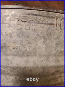 Vintage Igloo Galvanized Metal 10 Gallon Water Cooler Rare 1950's All Metal Type