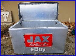 Vintage Jax Beer Ice Chest Beer Metal Cooler