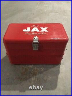 Vintage Jax Beer Metal Cooler