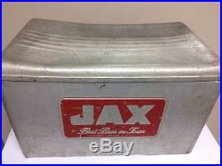 Vintage Jax Beer Metal Ice Chest Jax Beer Cooler