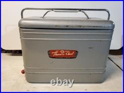 Vintage K & M Therm-A-Chest Saint Louis Missouri USA all metal cooler
