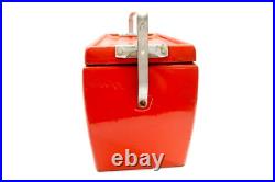 Vintage KILTIE Red Plaid Metal Cooler 1950's Era 16.5 x 9.5 x 11.5 MCM RETRO Vintage KILTIE Red Plaid Metal Cooler 1950's Era 16.5 x 9.5 x 11.5 MCM RETRO