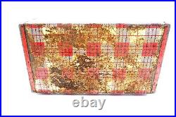 Vintage KILTIE Red Plaid Metal Cooler 1950's Era 16.5 x 9.5 x 11.5 MCM RETRO Vintage KILTIE Red Plaid Metal Cooler 1950's Era 16.5 x 9.5 x 11.5 MCM RETRO