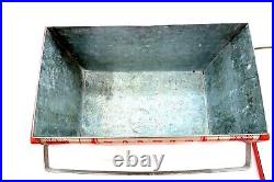 Vintage KILTIE Red Plaid Metal Cooler 1950's Era 16.5 x 9.5 x 11.5 MCM RETRO Vintage KILTIE Red Plaid Metal Cooler 1950's Era 16.5 x 9.5 x 11.5 MCM RETRO