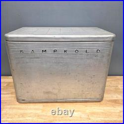 Vintage KampKold Aluminum Cooler / Ice Chest