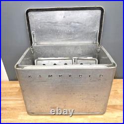 Vintage KampKold Aluminum Cooler / Ice Chest