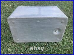 Vintage Kampkold Aluminum Ice Chest Cooler No Shelf 22.5 x 13.5 x 14