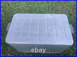 Vintage Kampkold Aluminum Ice Chest Cooler No Shelf 22.5 x 13.5 x 14