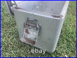 Vintage Kampkold Aluminum Ice Chest Cooler No Shelf 22.5 x 13.5 x 14