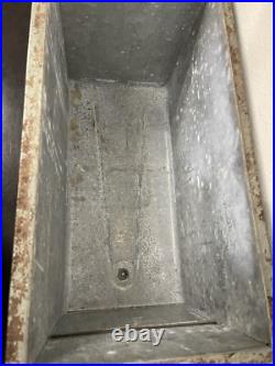 Vintage Kampkold Kamp Lite Kampkook Aluminum Ice Chest Cooler with Removable Shelf