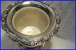 Vintage Lancaster Rose Champagne Cooler #420 EPCA withLiner by Poole Silver Co