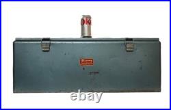 Vintage Large Early Preway Camping Metal Cooler / Ice Box Wisconsin Rapids USA