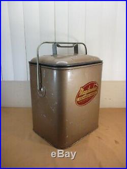 Vintage Magikooler Leisure Chest Metal Craft Travel Picnic Ice Cooler c. 1950's